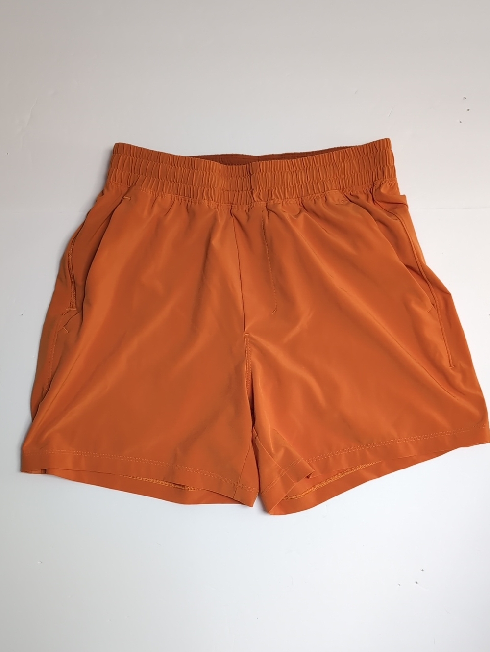 Lululemon Pace Breaker Shorts Orange